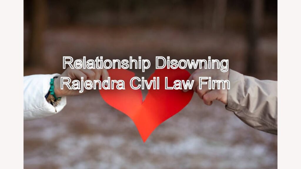 Relationship Disowning: Legal Guidance for Complex Situations