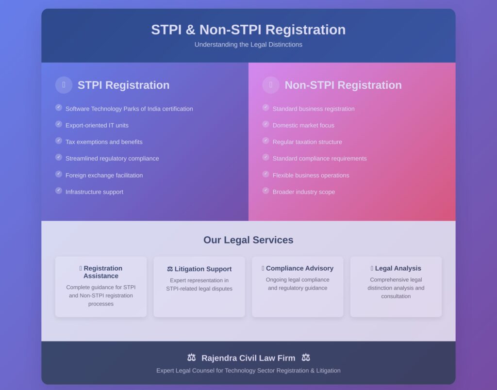 STPI and Non-STPI Registration & Litigation: Understanding the Legal Distinctions