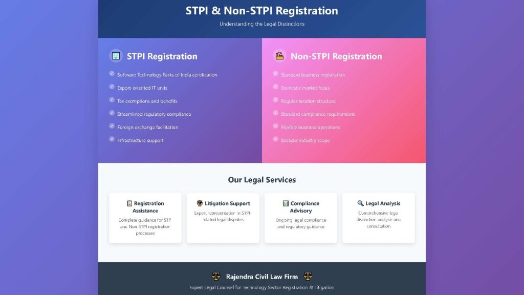 STPI and Non-STPI Registration & Litigation: Understanding the Legal Distinctions