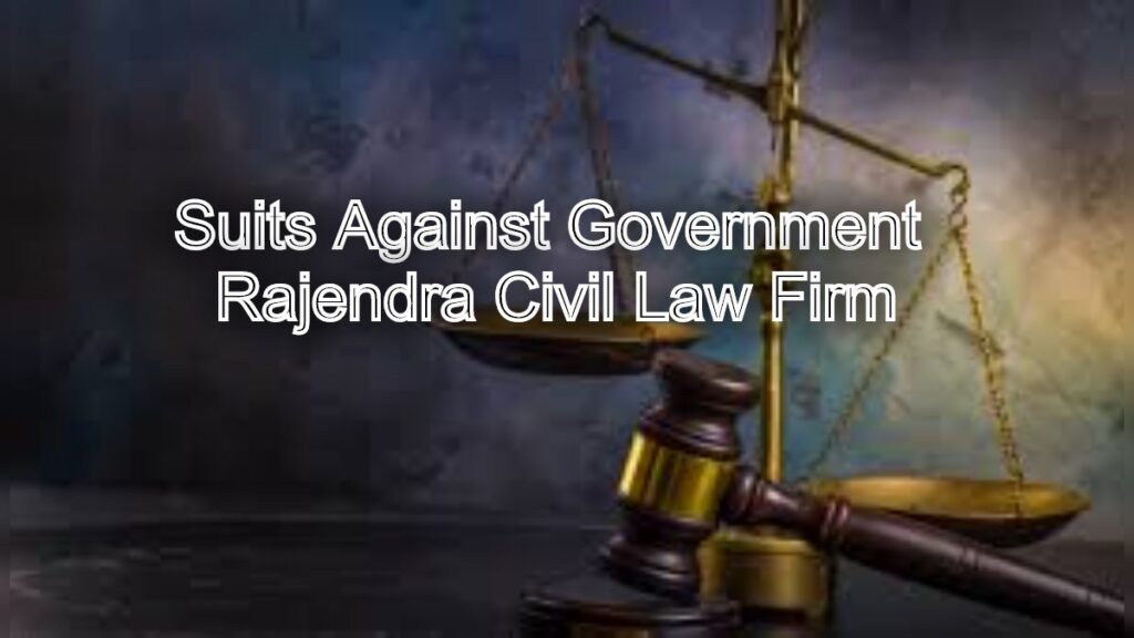 Suits Against Government: Expert Legal Guidance