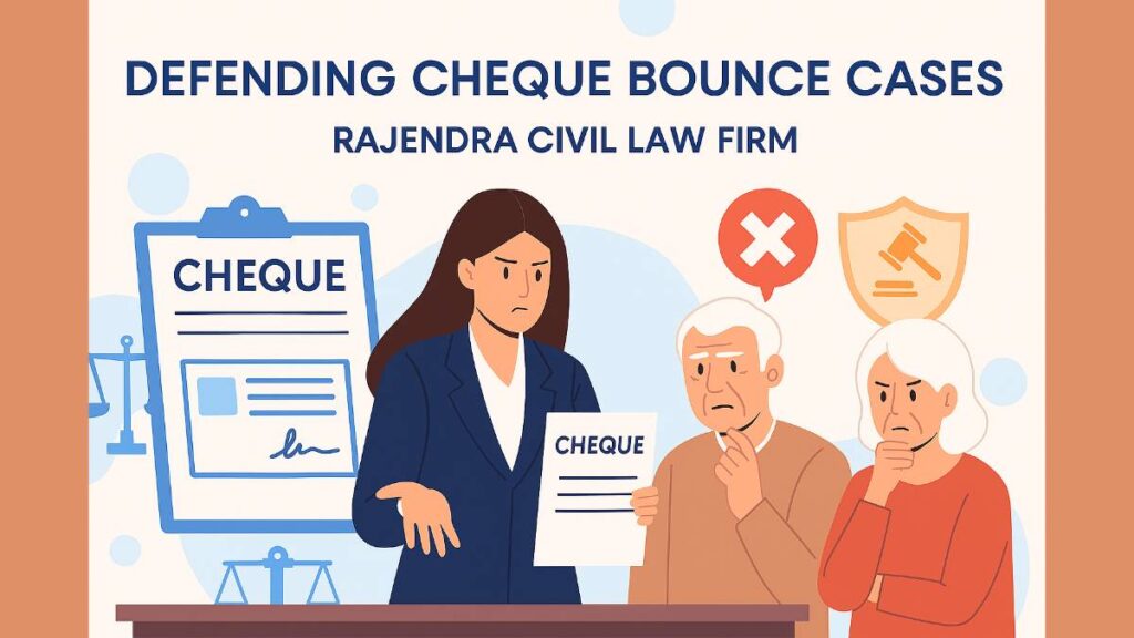 Defending Cheque Bounce Cases: Legal Strategies That Deliver