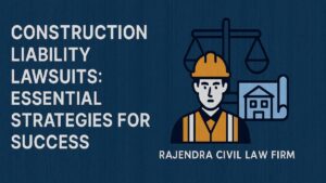 Construction Liability Lawsuits: Essential Strategies for Success