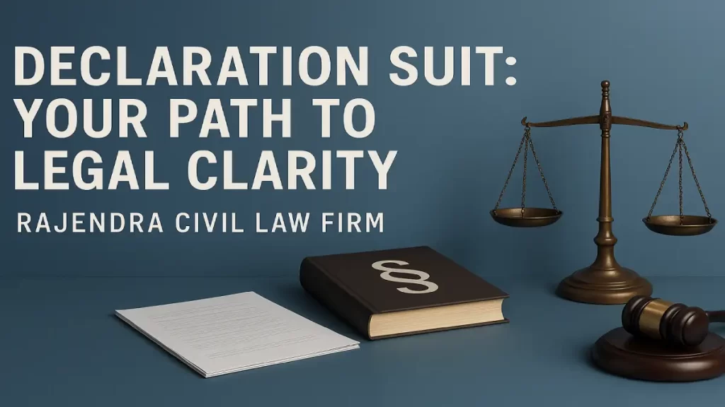 Declaration Suit: Your Path to Legal Clarity