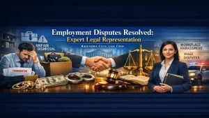 Employment Disputes Resolved: Expert Legal Representation